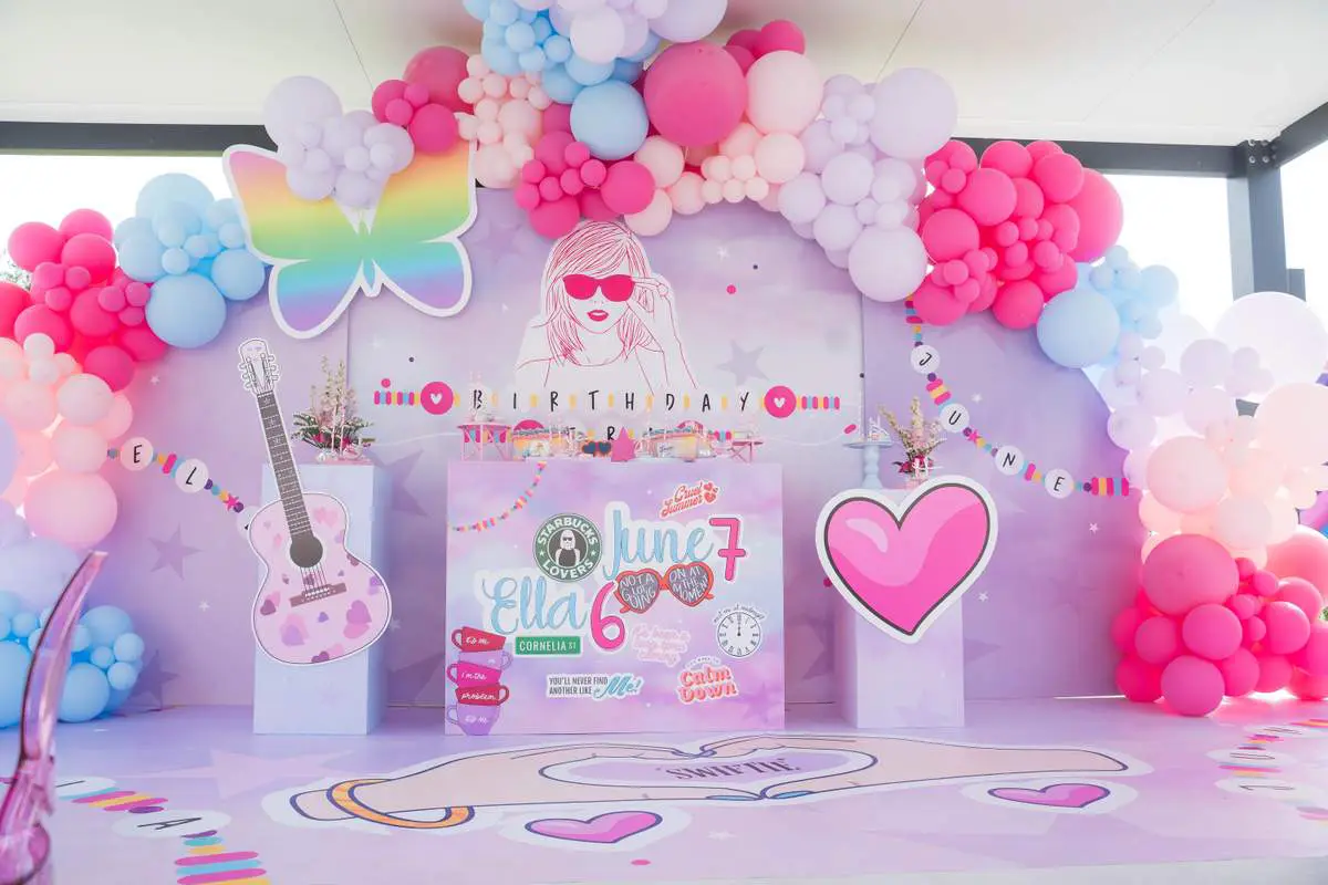Taylor Swift birthday party ideas